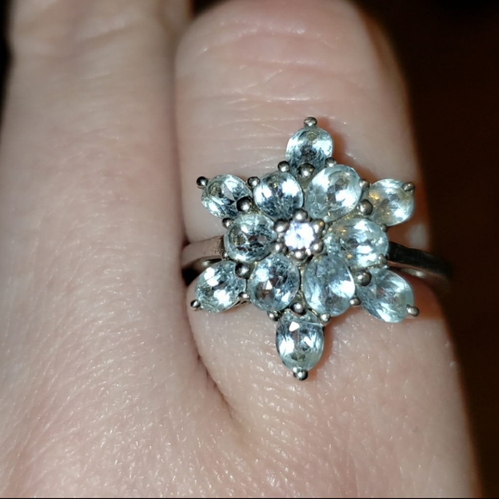 Silver Snowflake Ring